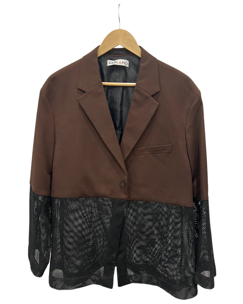 Valenti Blazer Jacket Brown & Black