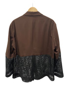 Valenti Blazer Jacket Brown & Black